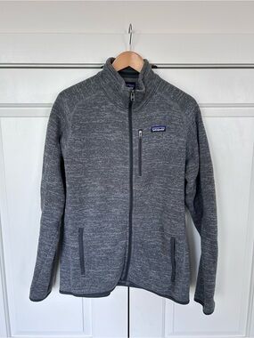 Patagonia Heather Gray Zip-Up Fleece Jacket